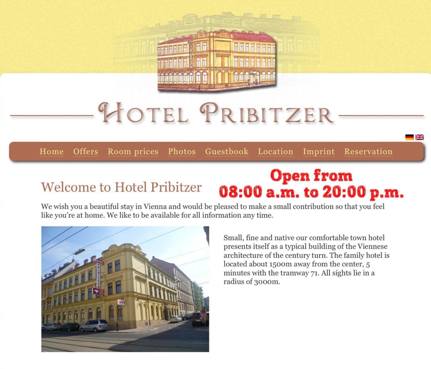 Hotel Pribitzer Vienna Exterior photo